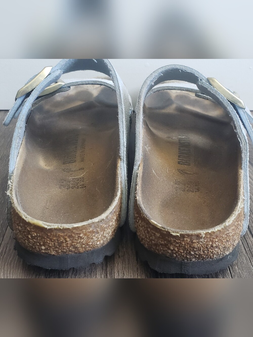 Birkenstocks Womens Size 37 Light Blue - Picture 2 of 8